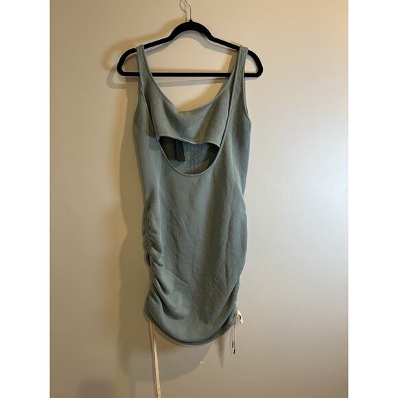 n:philanthropy Sebastian Mini Dress Slate NWT SZ L, Terry Cloth Interior - Picture 6 of 7